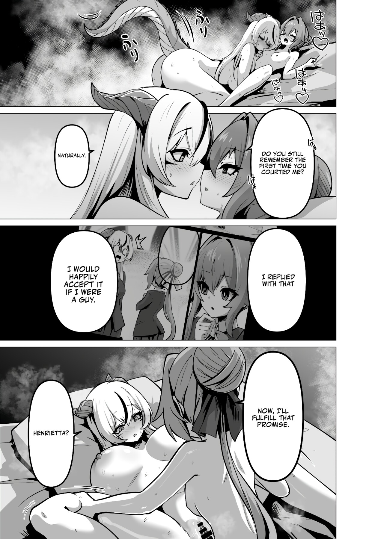 Hentai Manga Comic-The Daughter of the Strongest Dragon Race Won't Stop Begging for a Baby, So I'll Teach Her a Lesson with My Futanari Cock-Read-49